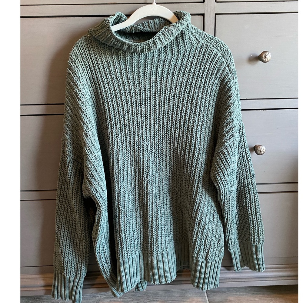 Aerie knit oversized turtleneck